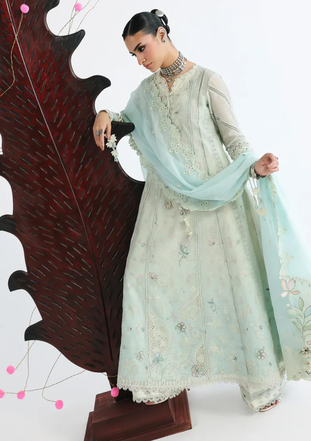 Qalamkar Festive Lawn'26 QFL-08 SABEL