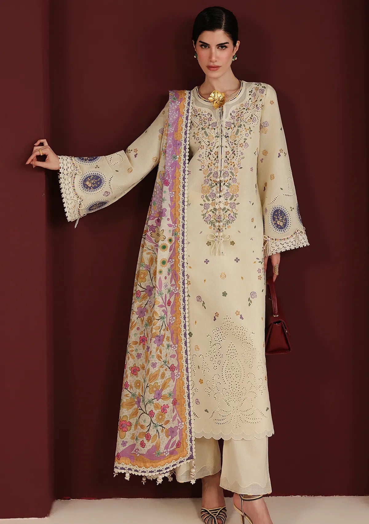 Jazmin Iris Luxury Lawn'26 D-01