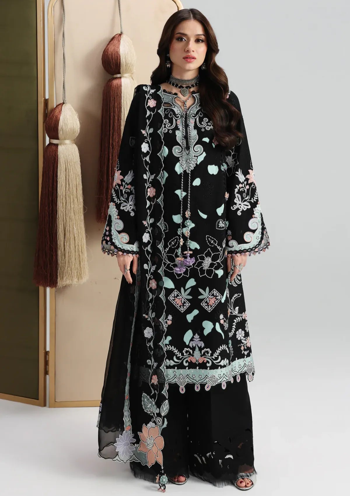 Qalamkar Festive Lawn'26 QFL-12 REHA