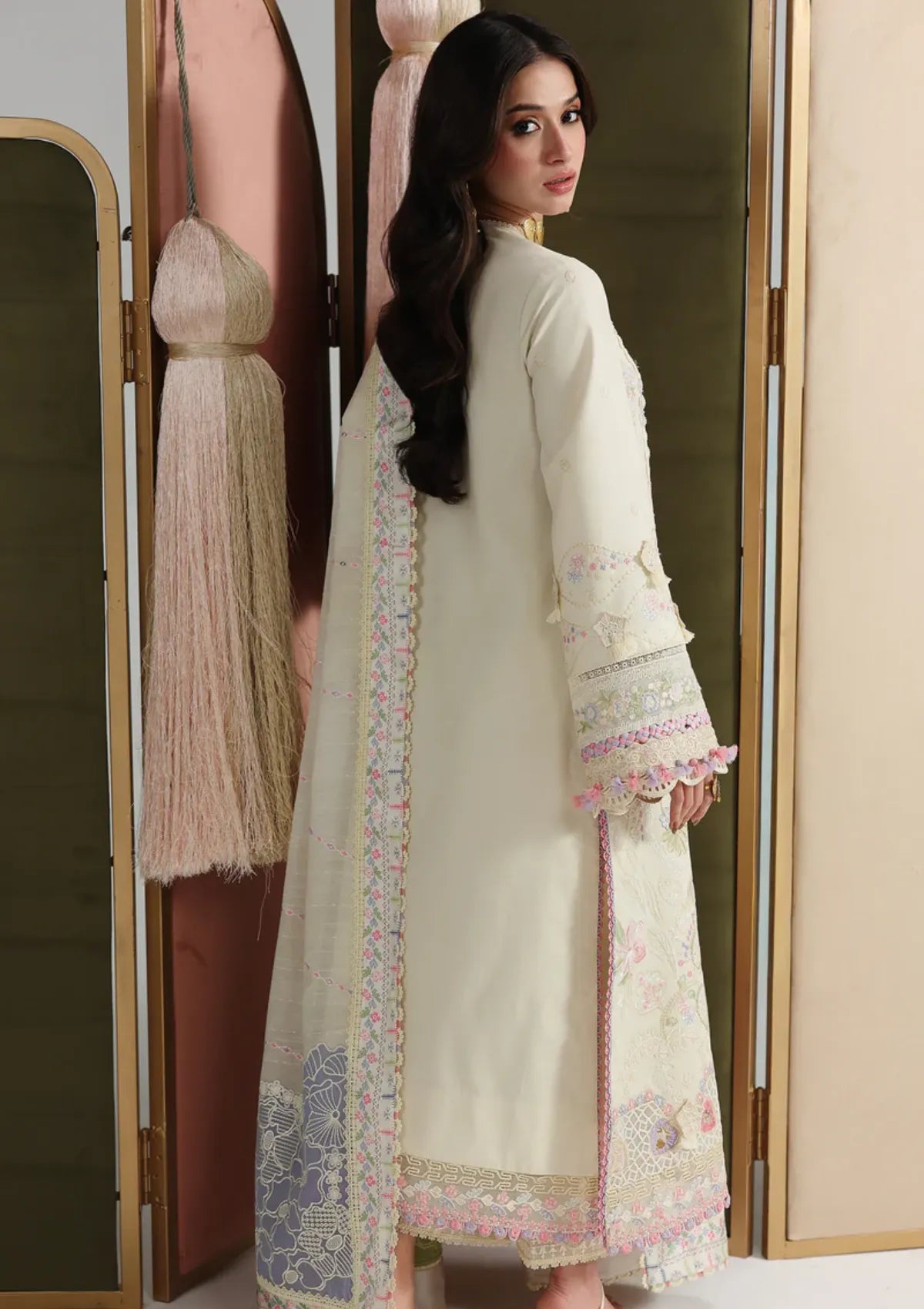Qalamkar Festive Lawn'26 QFL-01 ELMA