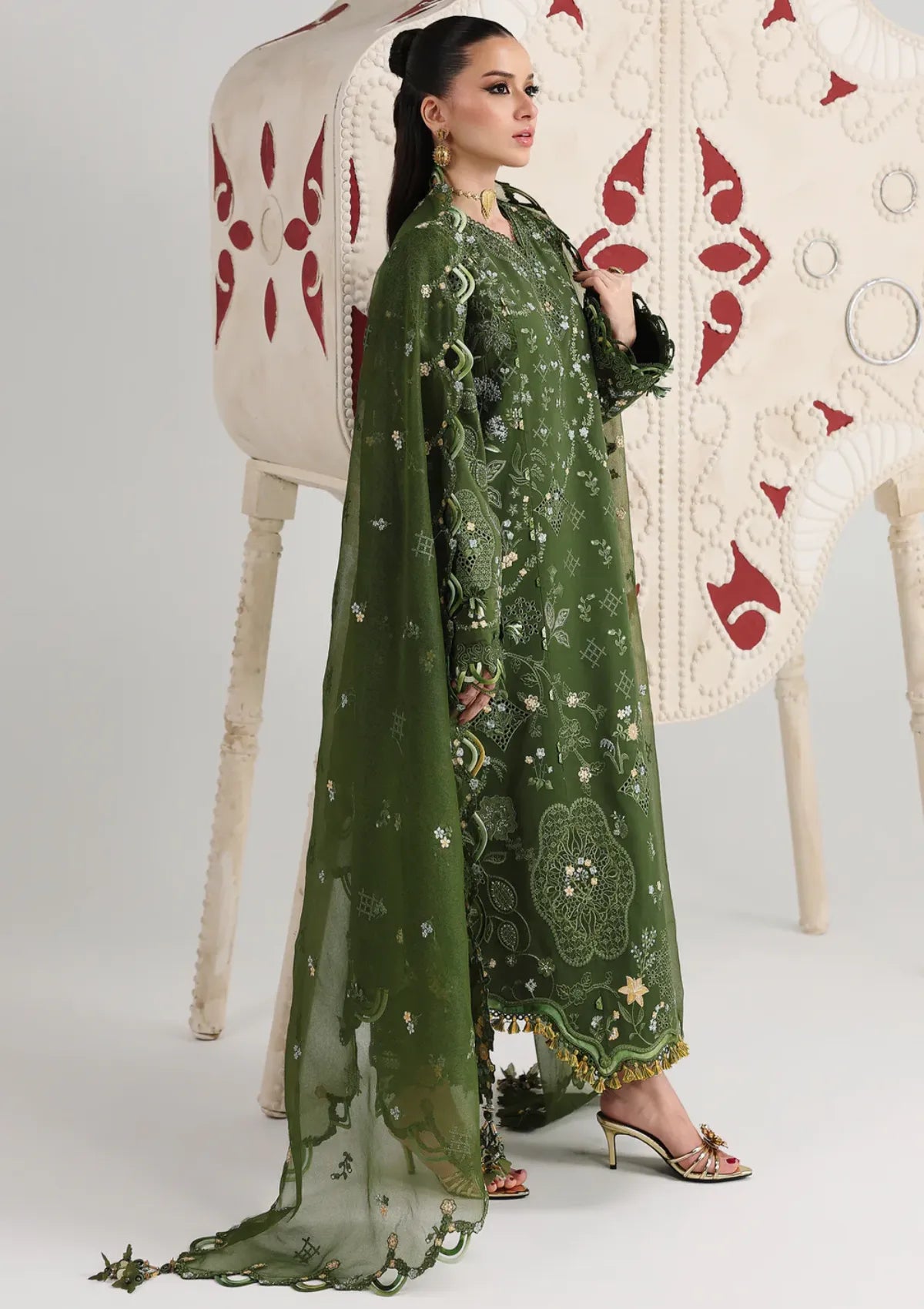 Qalamkar Festive Lawn'26 QFL-09 VESTA