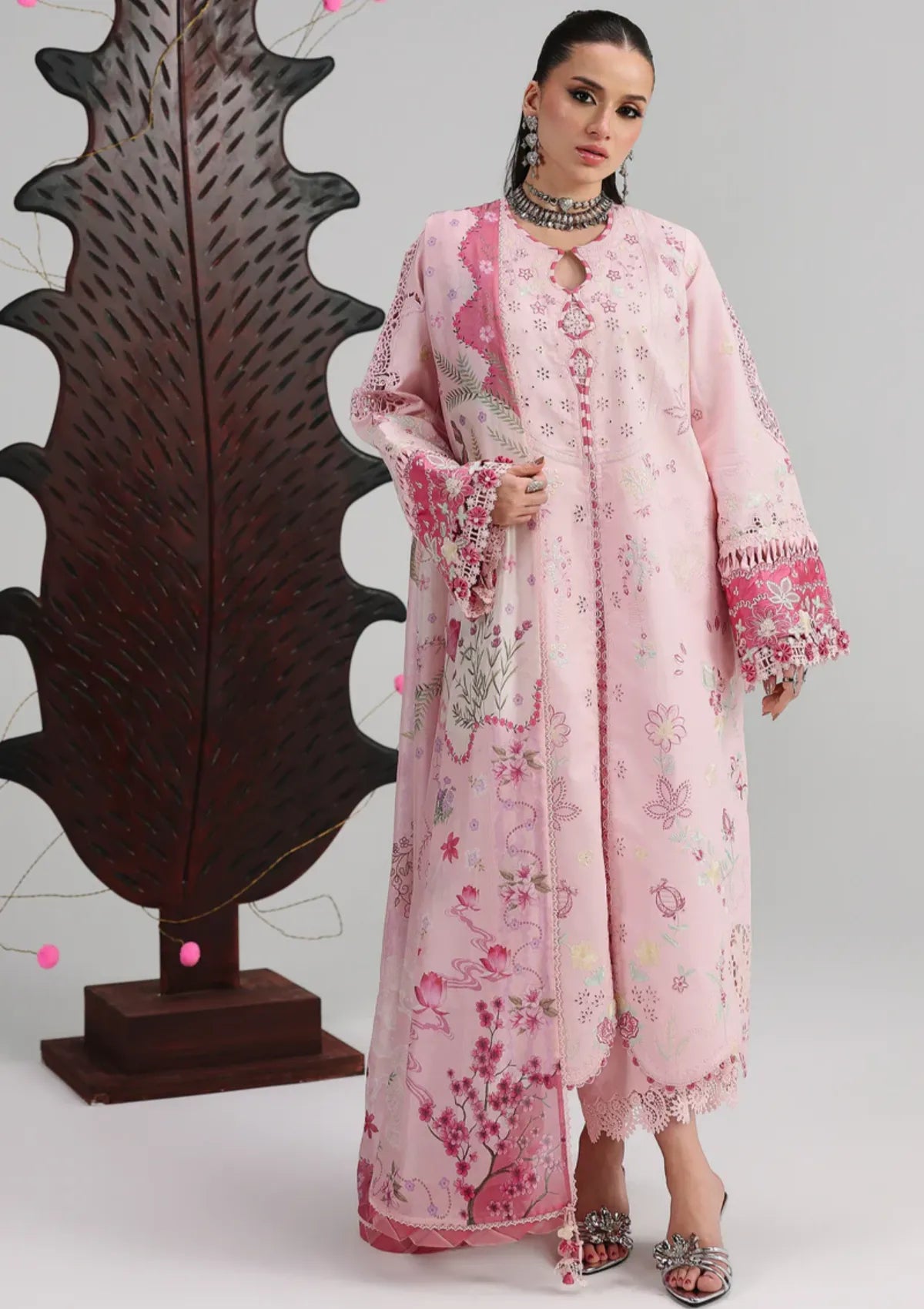 Qalamkar Festive Lawn'26 QFL-04 NORAH