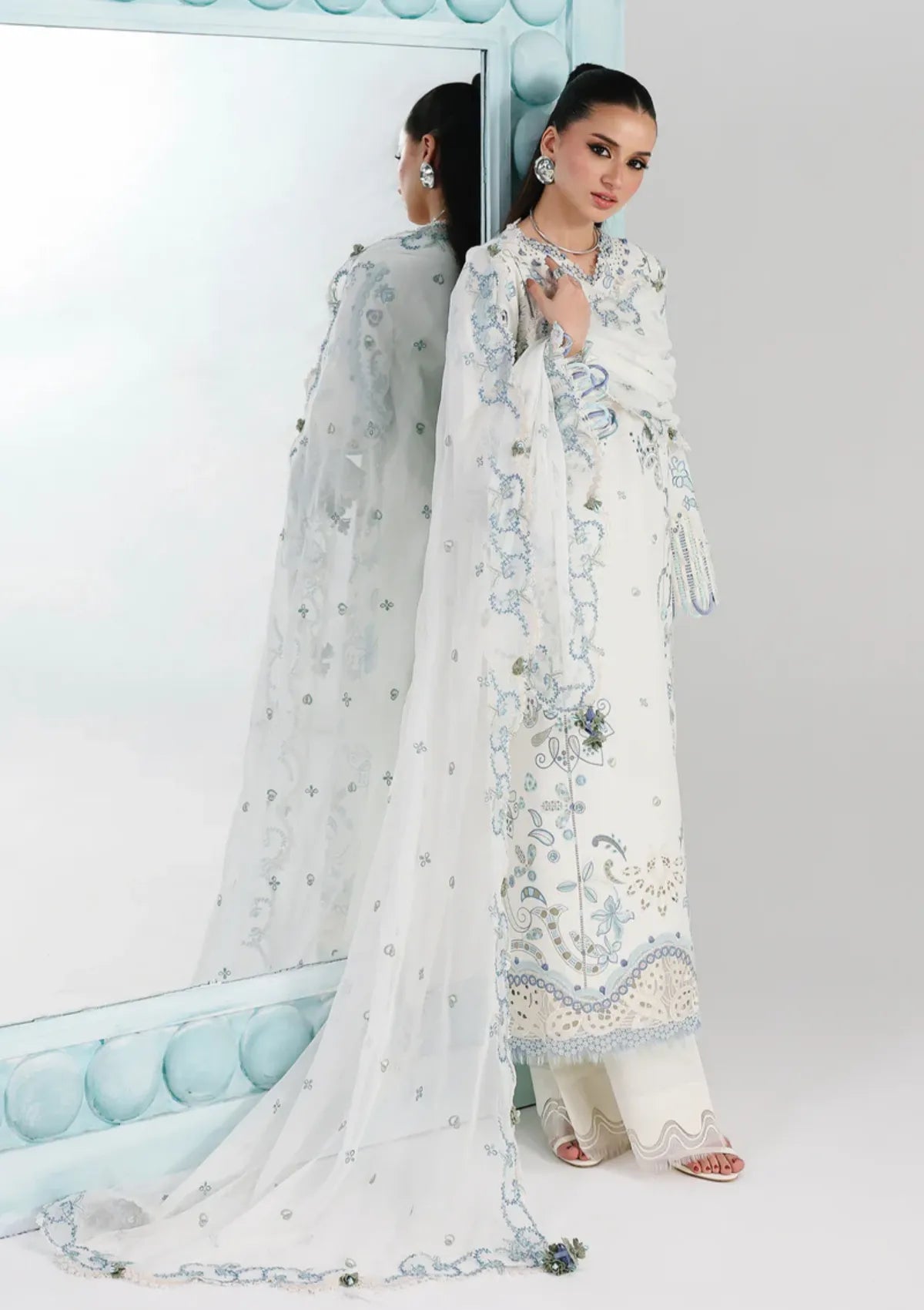 Qalamkar Festive Lawn'26 QFL-03 IRMIN