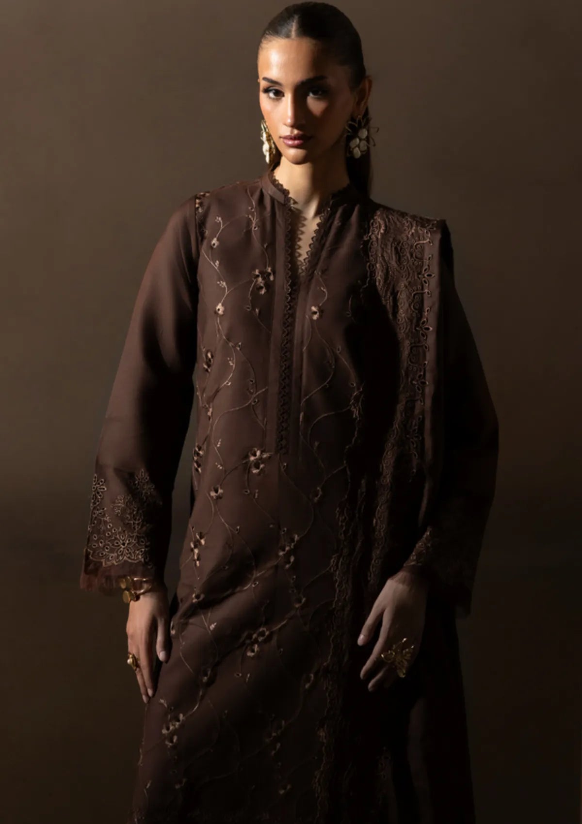 Rajbari Sareen Viscose Chikankari'25 D-02