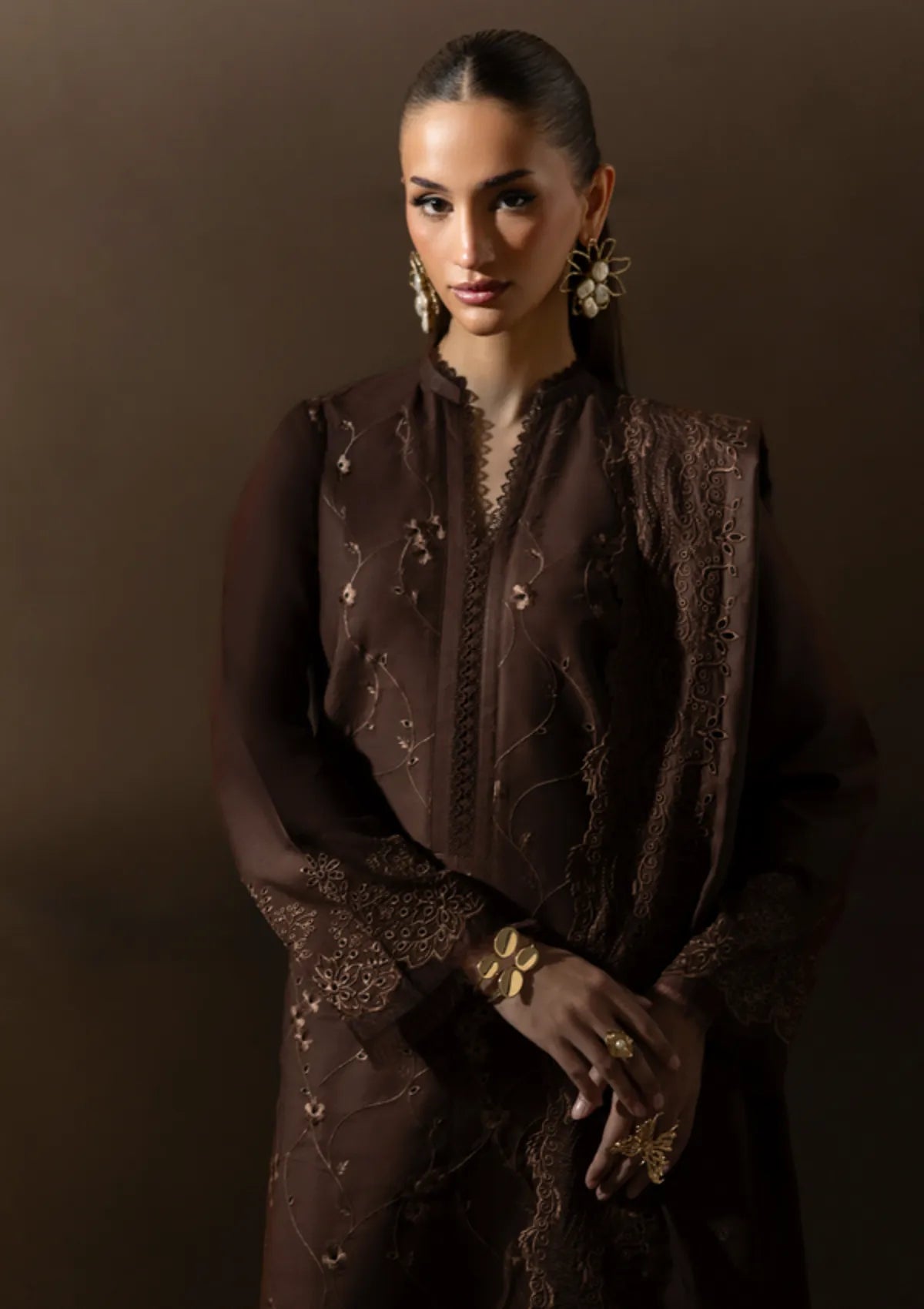 Rajbari Sareen Viscose Chikankari'25 D-02