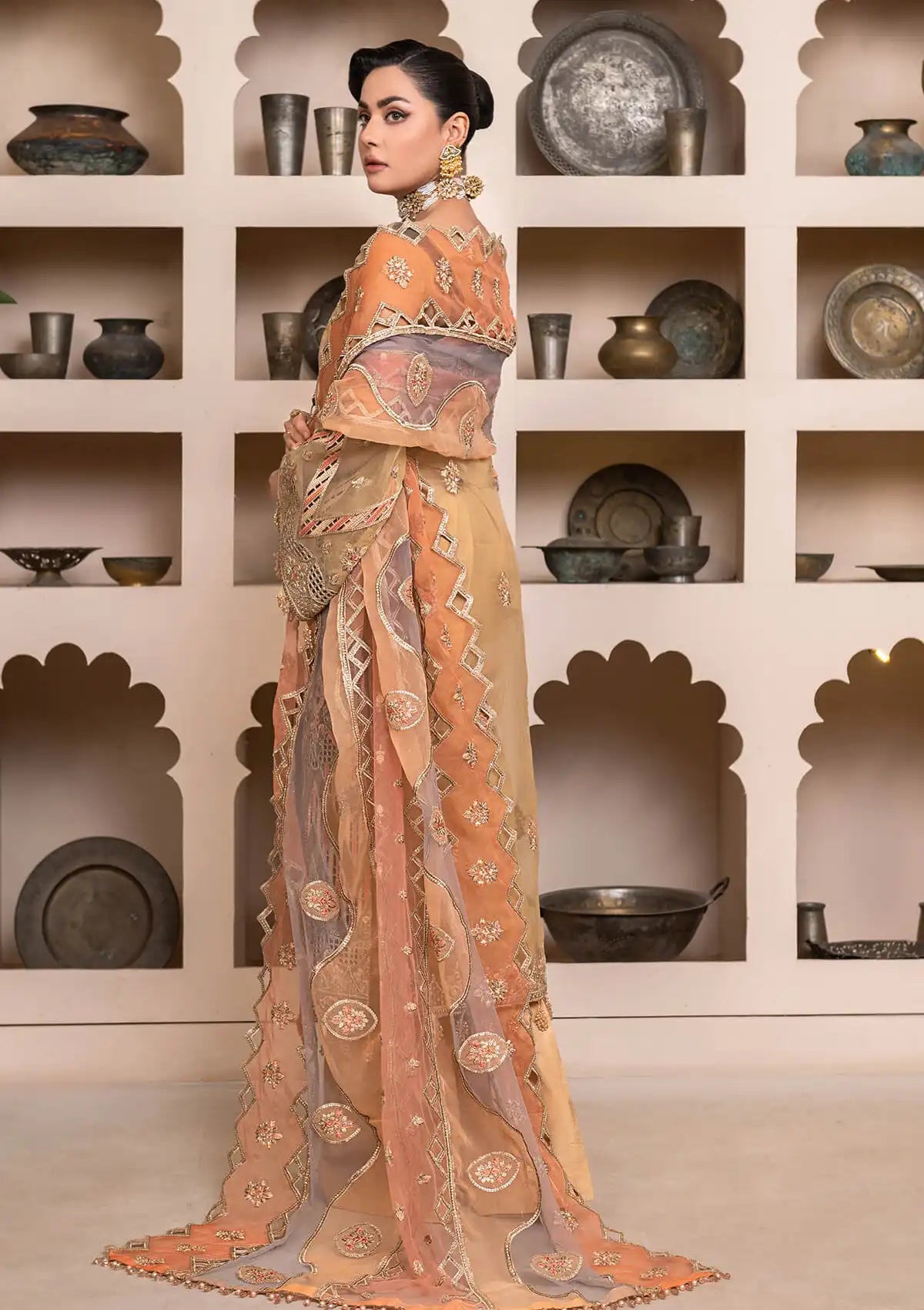 JJ Embellish By Janique'23 Vol-01 D-003 Evening Gold