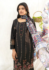 Safwa Skye Emb Lawn'24 Vol-01 SKY-02 - Mohsin Saeed Fabrics