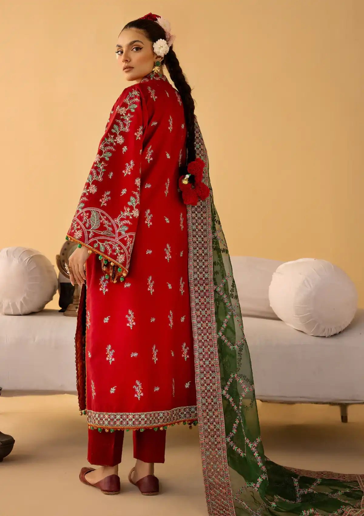 Minha Ishq Festive Lawn'24 BAHAR - Mohsin Saeed Fabrics