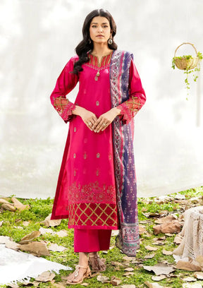 Safwa Skye Emb Lawn'24 Vol-01 SKY-03 - Mohsin Saeed Fabrics