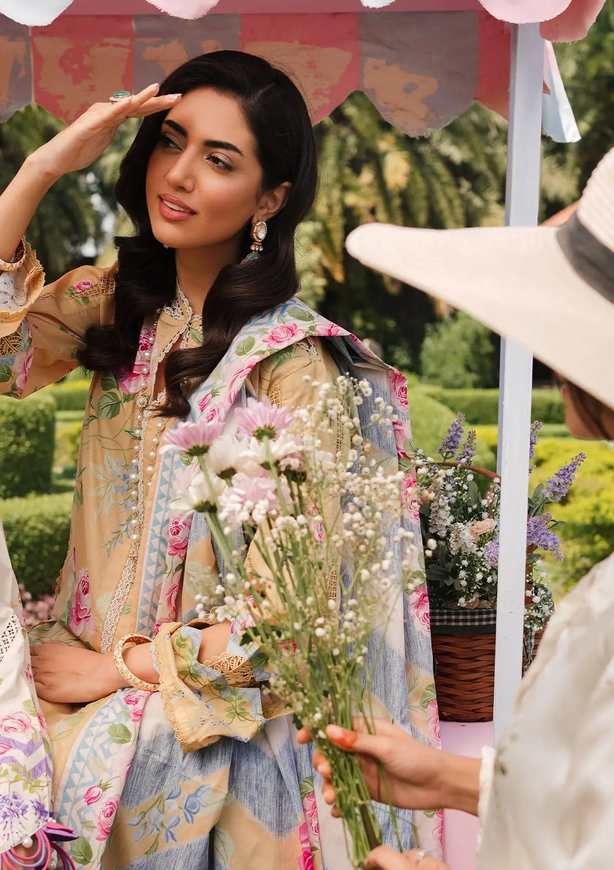 Elaf Prints Lawn Collection'24 EEP-03A-Citrus Squad - Mohsin Saeed Fabrics