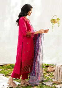Safwa Skye Emb Lawn'24 Vol-01 SKY-03 - Mohsin Saeed Fabrics