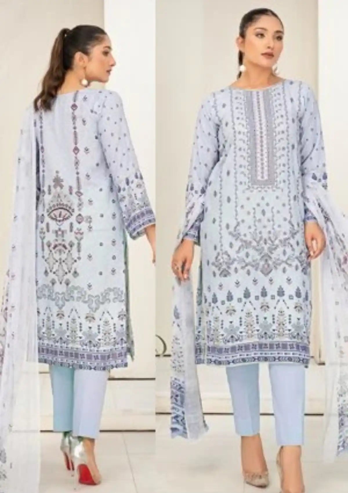 Dosti Emb Karandi'23 Vol-01 D-05 - Mohsin Saeed Fabrics
