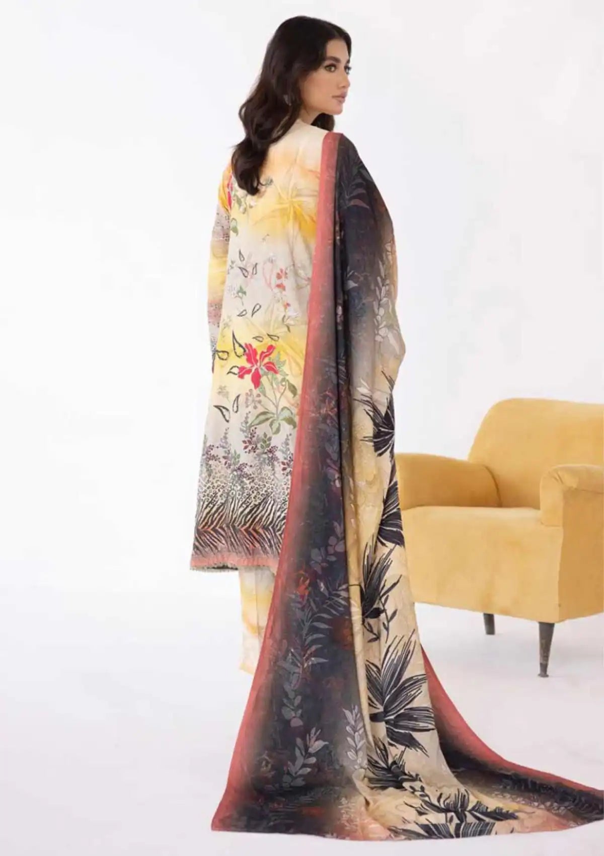 Khoobsurat Mayanaz Slub Jacquard'23 M-03 - Mohsin Saeed Fabrics