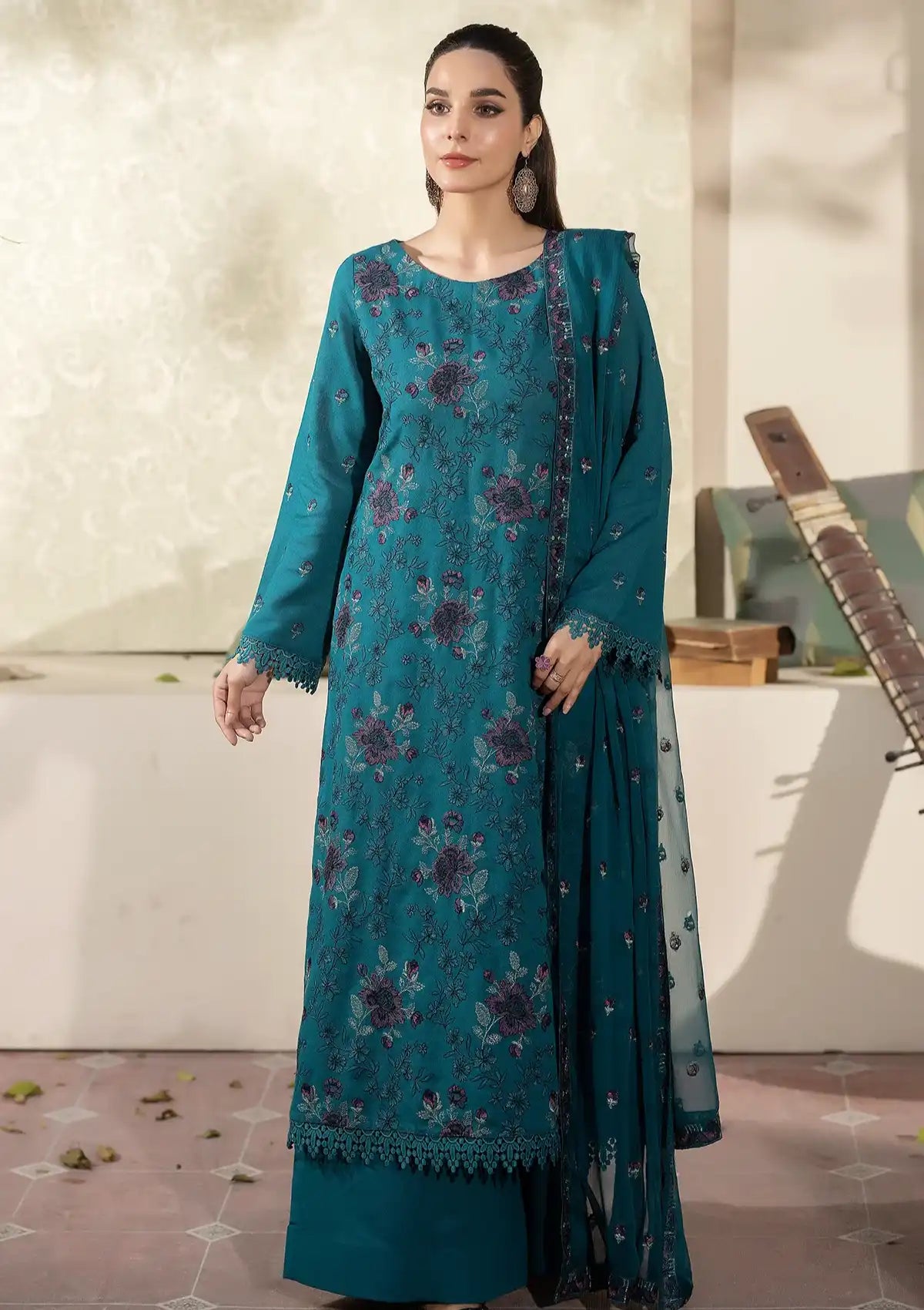 mohsin-saeed-fabrics-designer-daily-wear-formal-and-wedding-suits-within-budget-This-product-is-from-mehroo-by-raeesa-emb-karandi25-kr-189-is-available-on-Mohsin-saeed-fabrics-website.