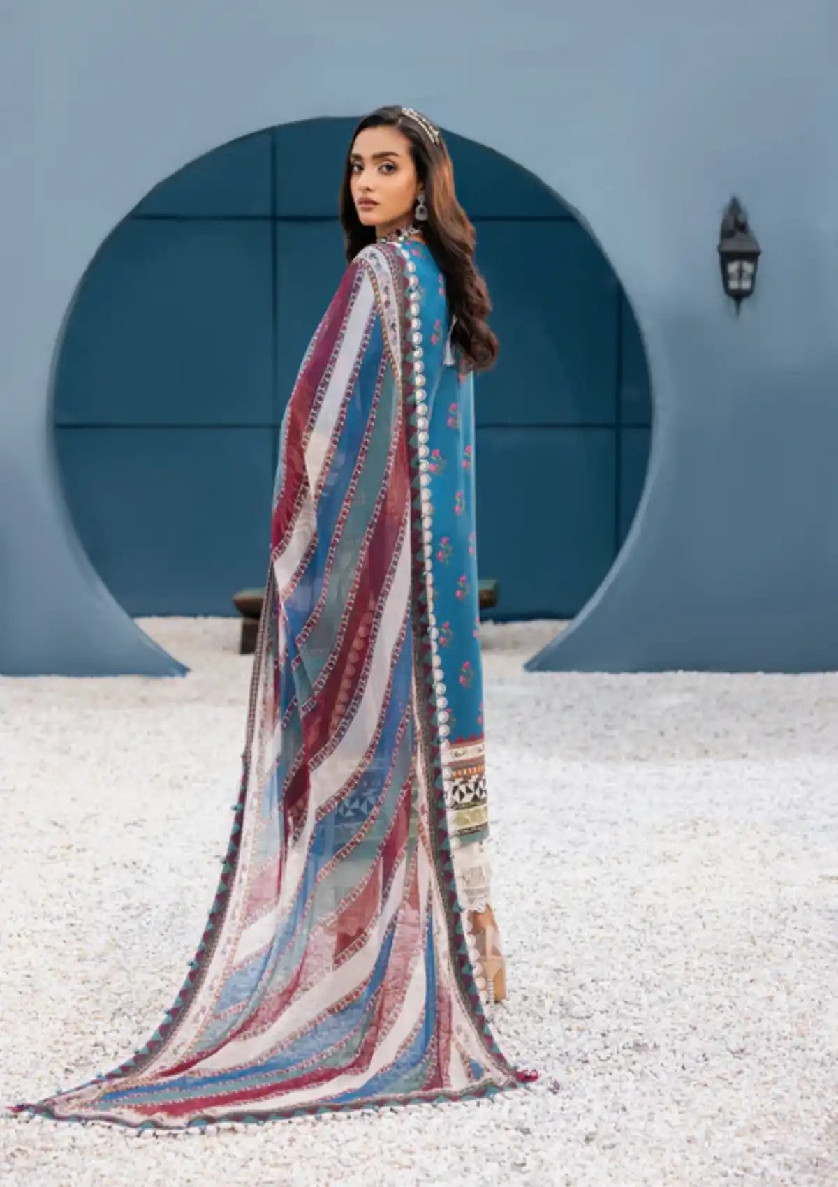 Elora By La Elise'24 D-07 Iris - Mohsin Saeed Fabrics