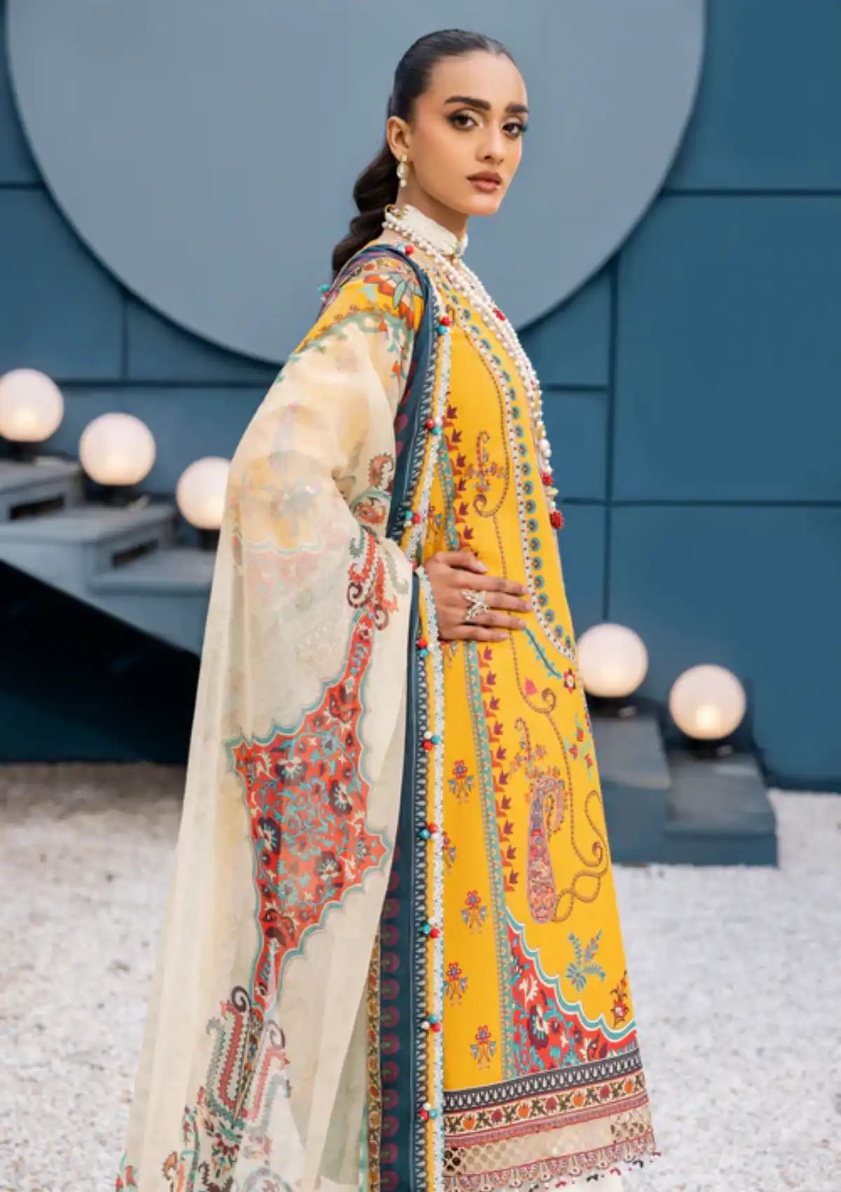 Elora By La Elise'24 D-09 Senna - Mohsin Saeed Fabrics