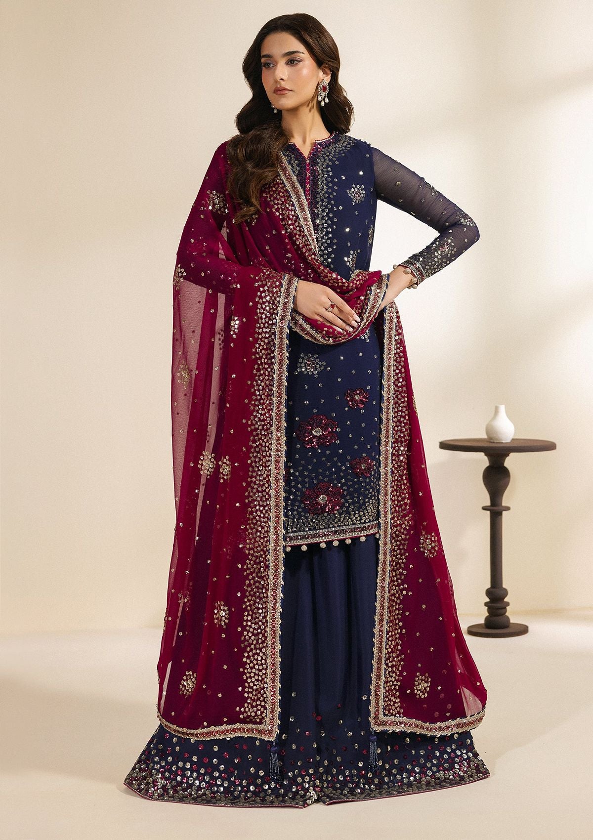 Zarif Meraki Chiffon Edit'26 ZR-10 SABLE