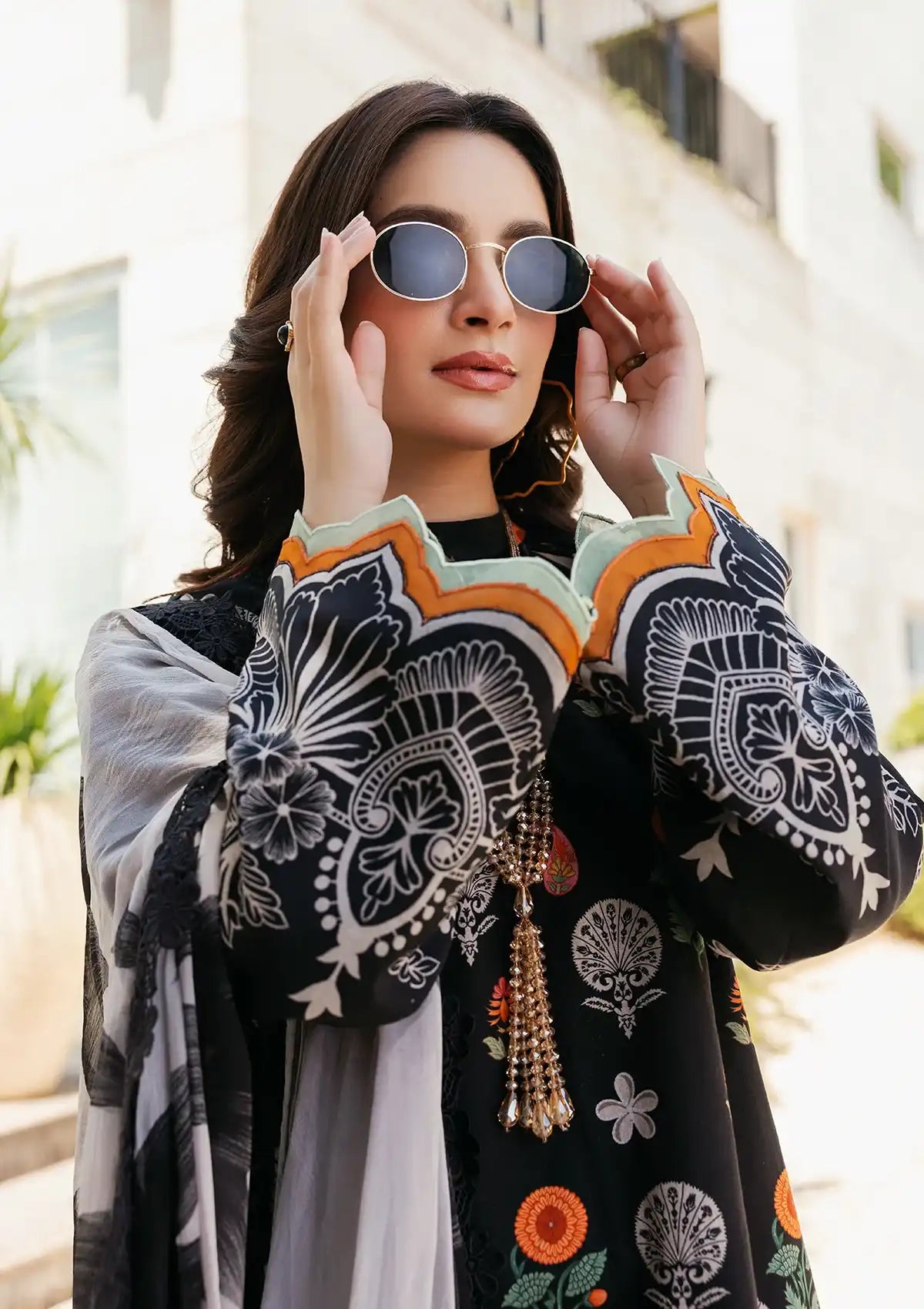 Charizma C-Print Printed Lawn'24 Vol-06 CP4-53 - Mohsin Saeed Fabrics