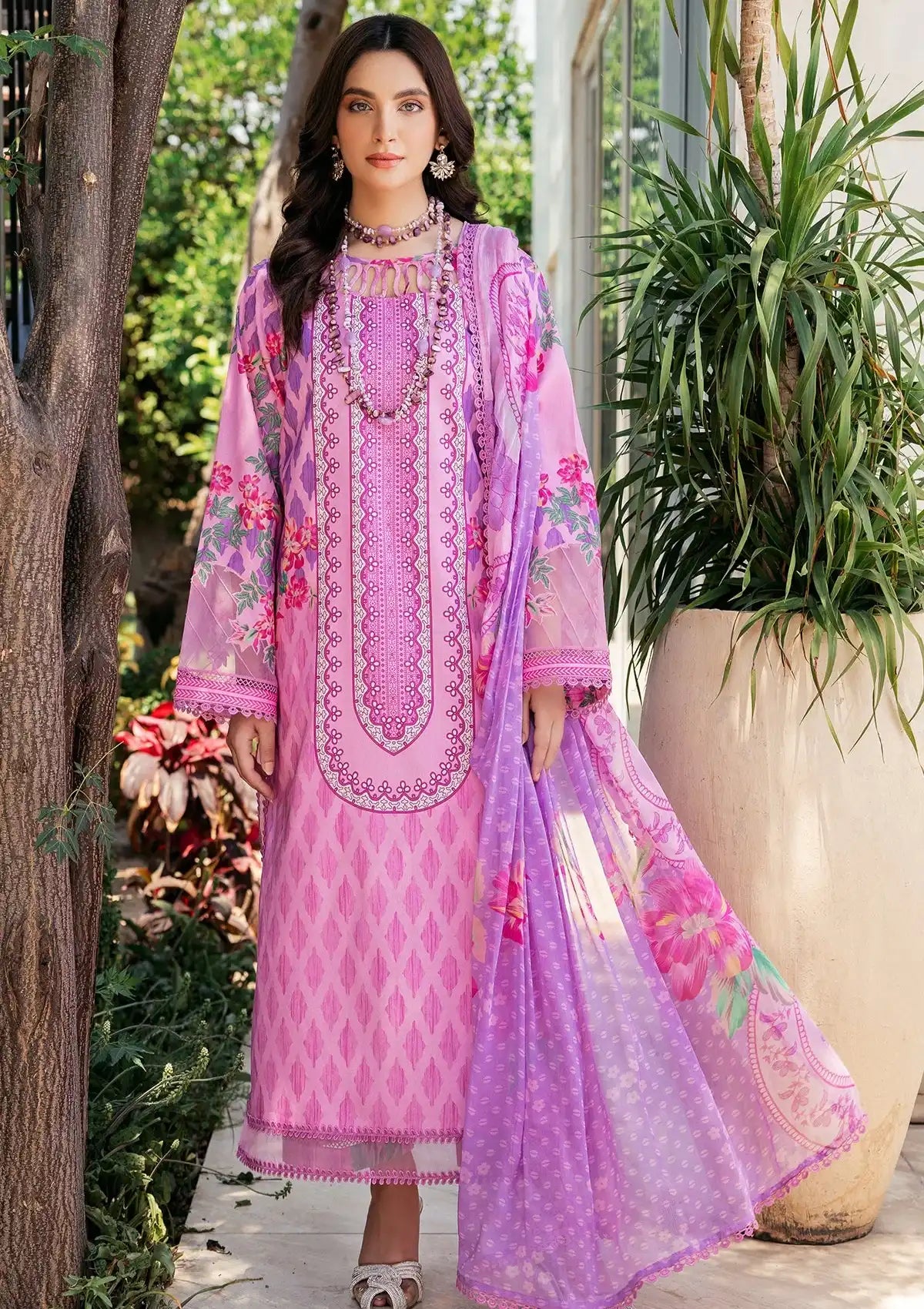 Charizma C-Print Printed Lawn'24 Vol-05 CP4-44 - Mohsin Saeed Fabrics