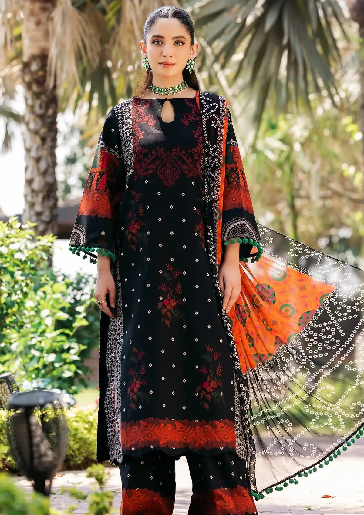 Charizma C-Print Printed Lawn'24 Vol-05 CP4-45 - Mohsin Saeed Fabrics