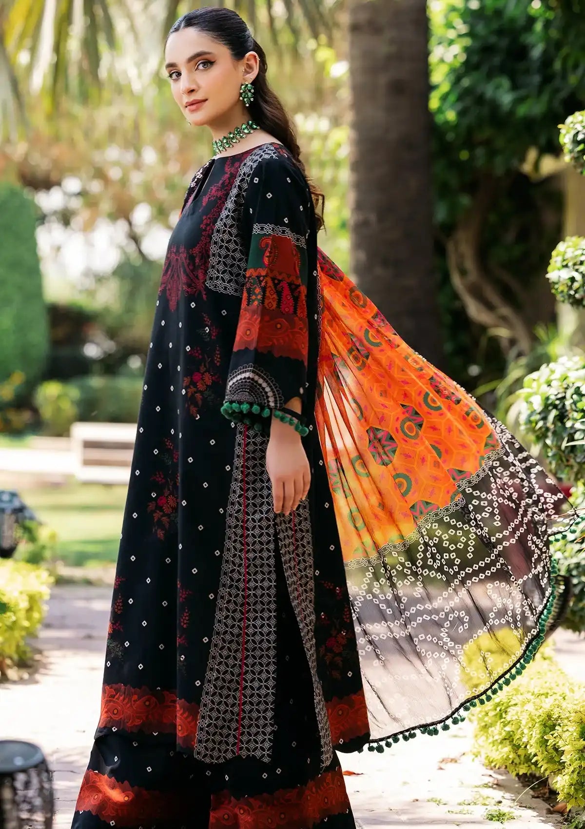 Charizma C-Print Printed Lawn'24 Vol-05 CP4-45 - Mohsin Saeed Fabrics