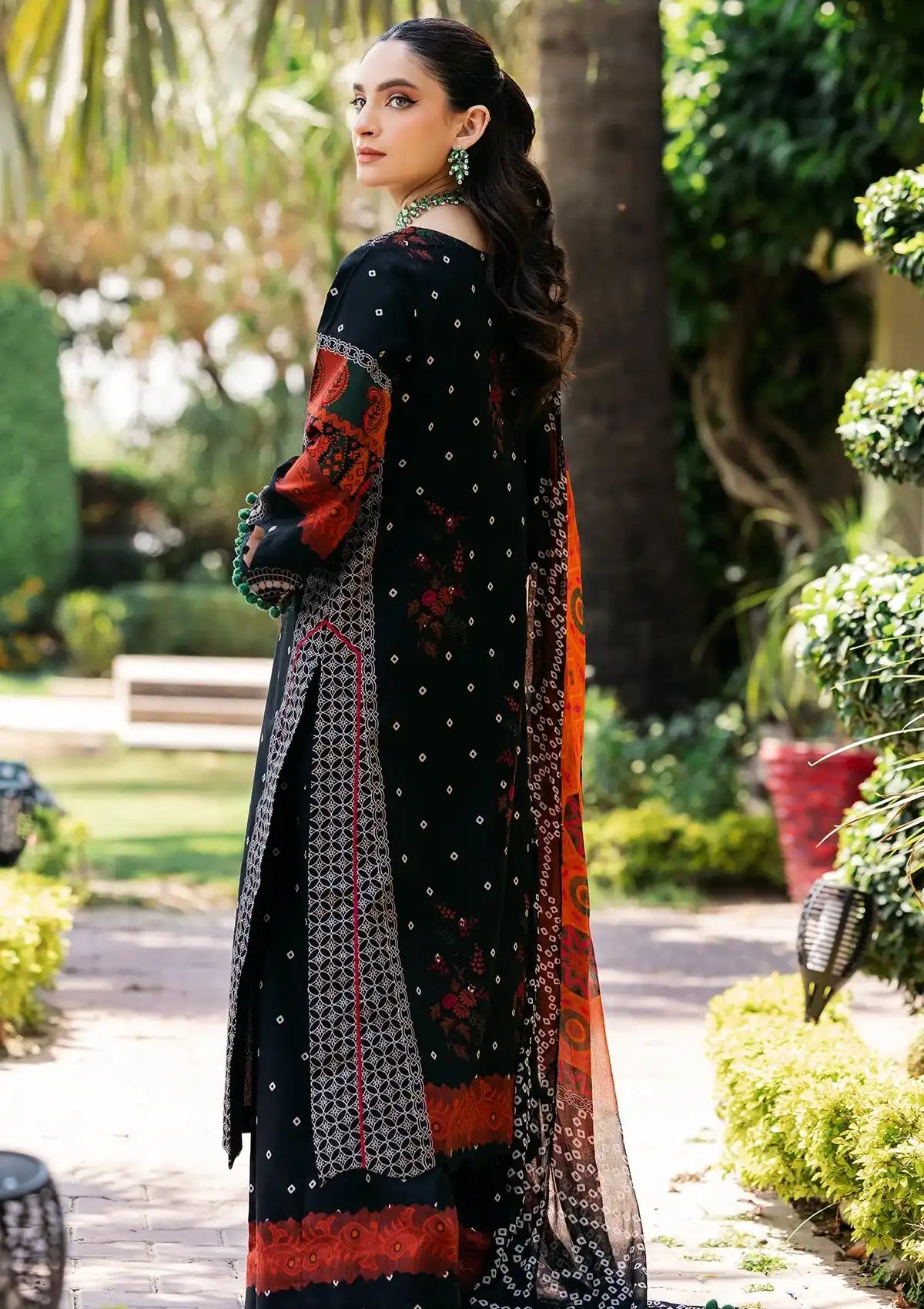 Charizma C-Print Printed Lawn'24 Vol-05 CP4-45 - Mohsin Saeed Fabrics