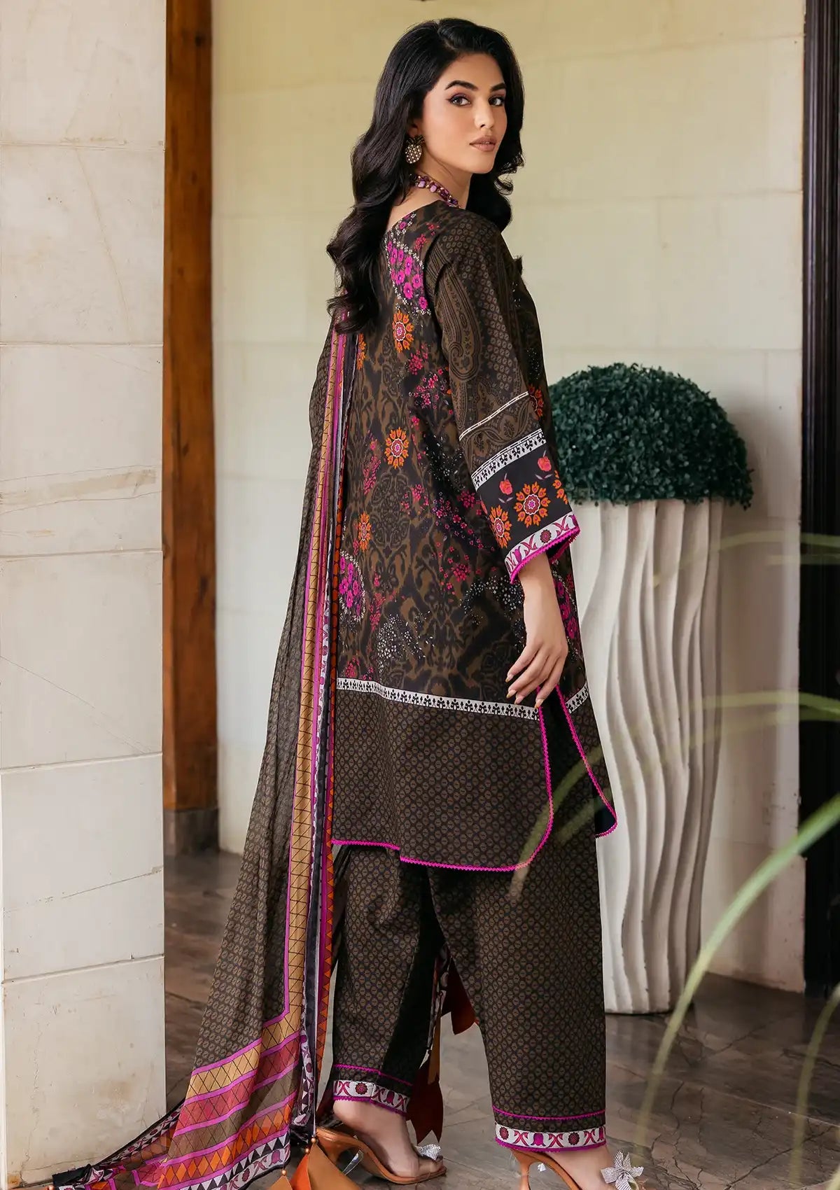 Charizma C-Print Printed Lawn'24 Vol-06 CP4-55 - Mohsin Saeed Fabrics
