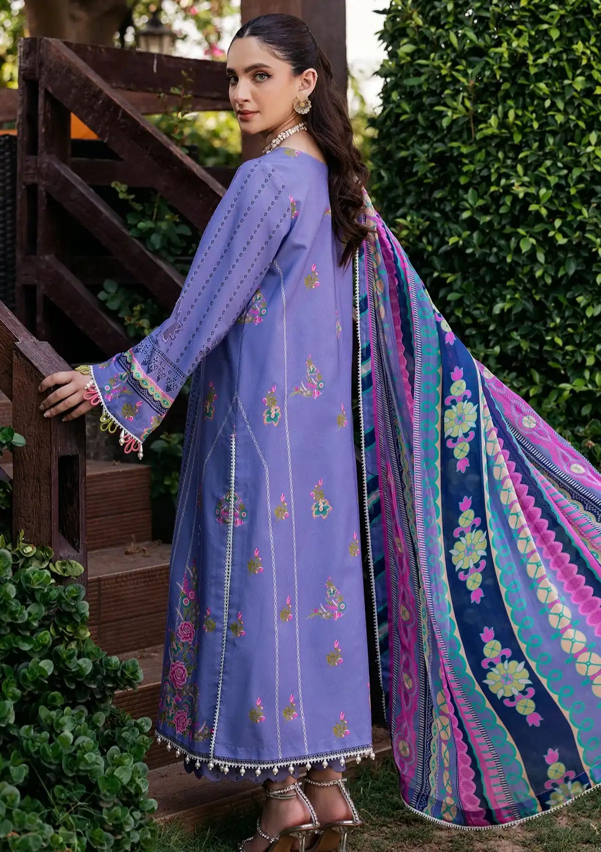 Charizma C-Print Printed Lawn'24 Vol-06 CP4-57 - Mohsin Saeed Fabrics