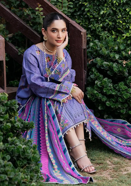 Charizma C-Print Printed Lawn'24 Vol-06 CP4-57 - Mohsin Saeed Fabrics