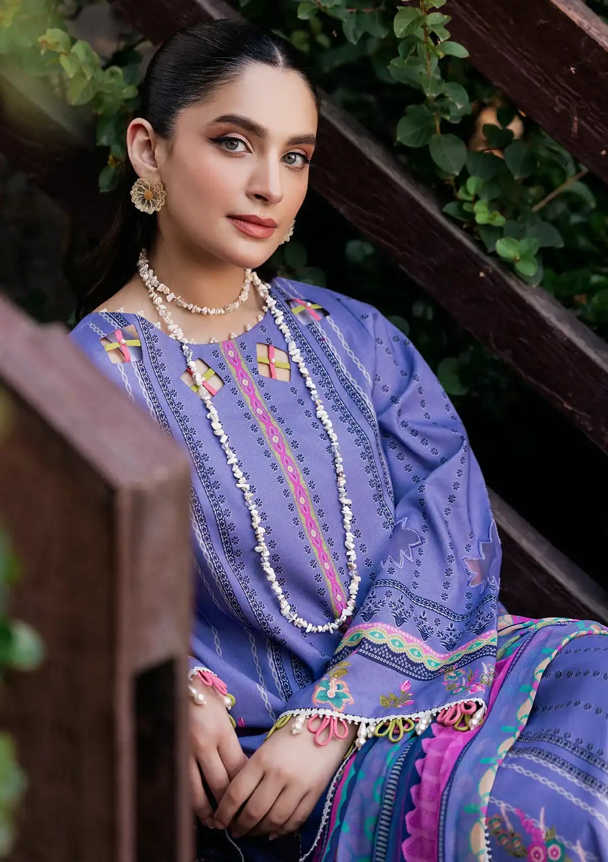 Charizma C-Print Printed Lawn'24 Vol-06 CP4-57 - Mohsin Saeed Fabrics