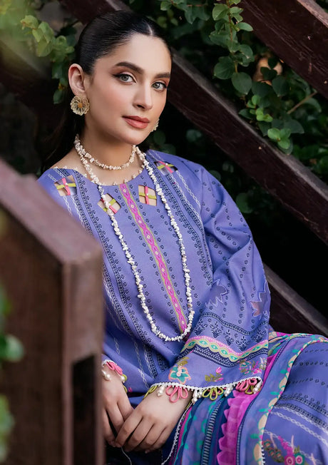 Charizma C-Print Printed Lawn'24 Vol-06 CP4-57 - Mohsin Saeed Fabrics