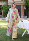 Elaf Print Chikankari Lawn'24 ECK-06A SUNSHINE BOUQUET