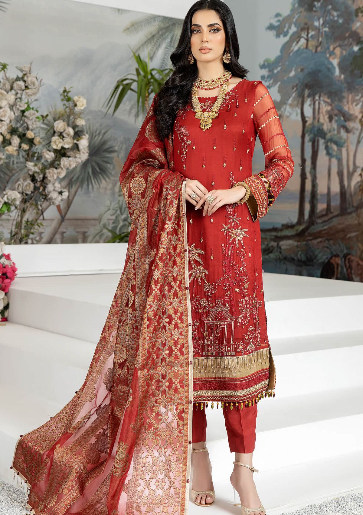Dehleez Luxury By Raeesa'22 RH-1002 - Mohsin Saeed Fabrics
