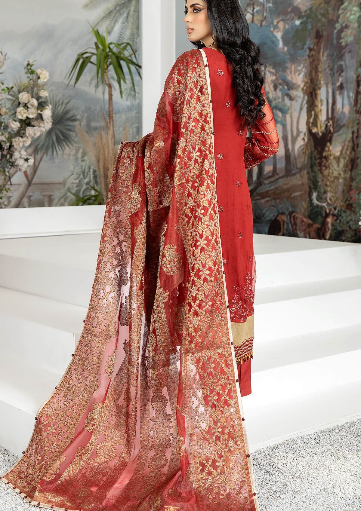 Dehleez Luxury By Raeesa'22 RH-1002 - Mohsin Saeed Fabrics
