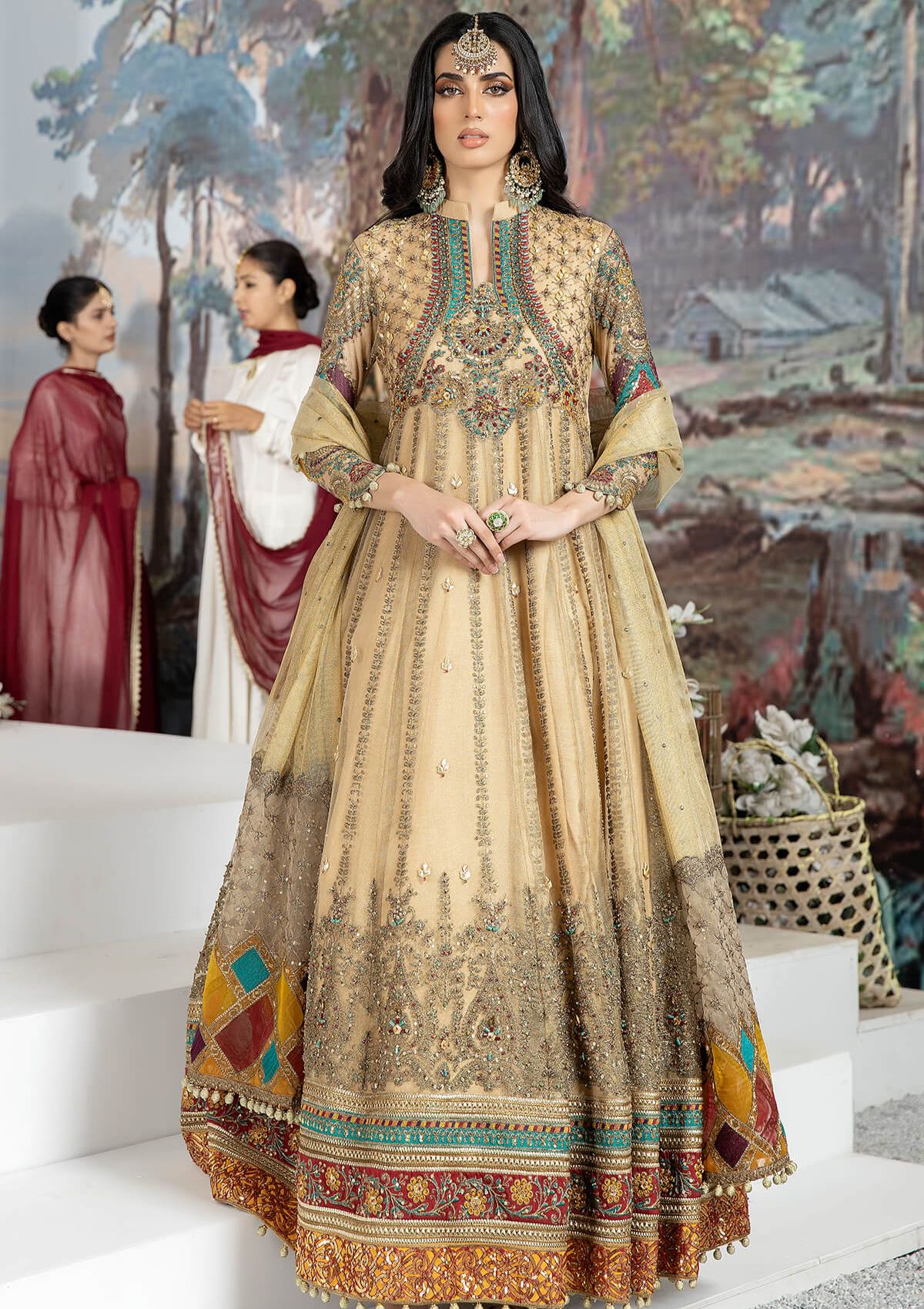 Dehleez Luxury By Raeesa'22 RH-1004 - Mohsin Saeed Fabrics