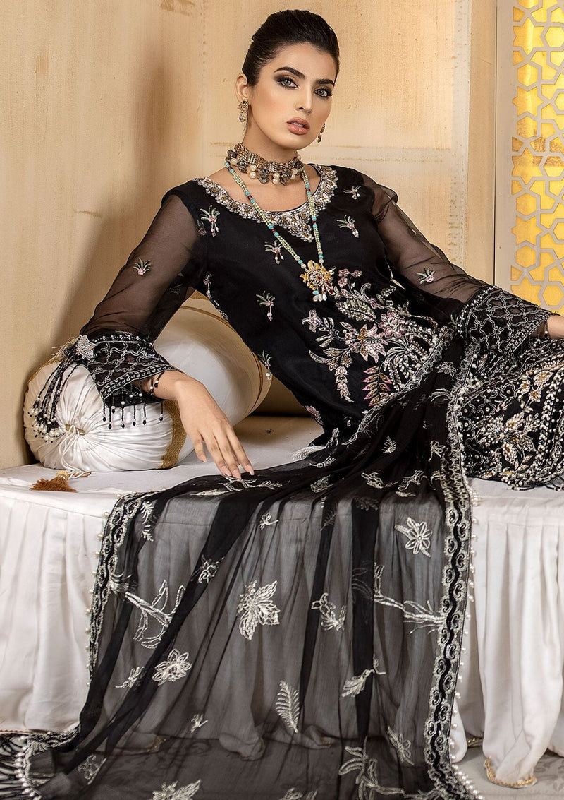 Raeesa Luxury Chiffon'22 HU-1006 - Mohsin Saeed Fabrics