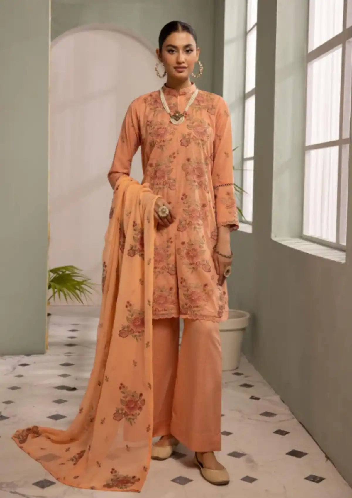 Khoobsurat Emb Karandi'23 K-1009 - Mohsin Saeed Fabrics