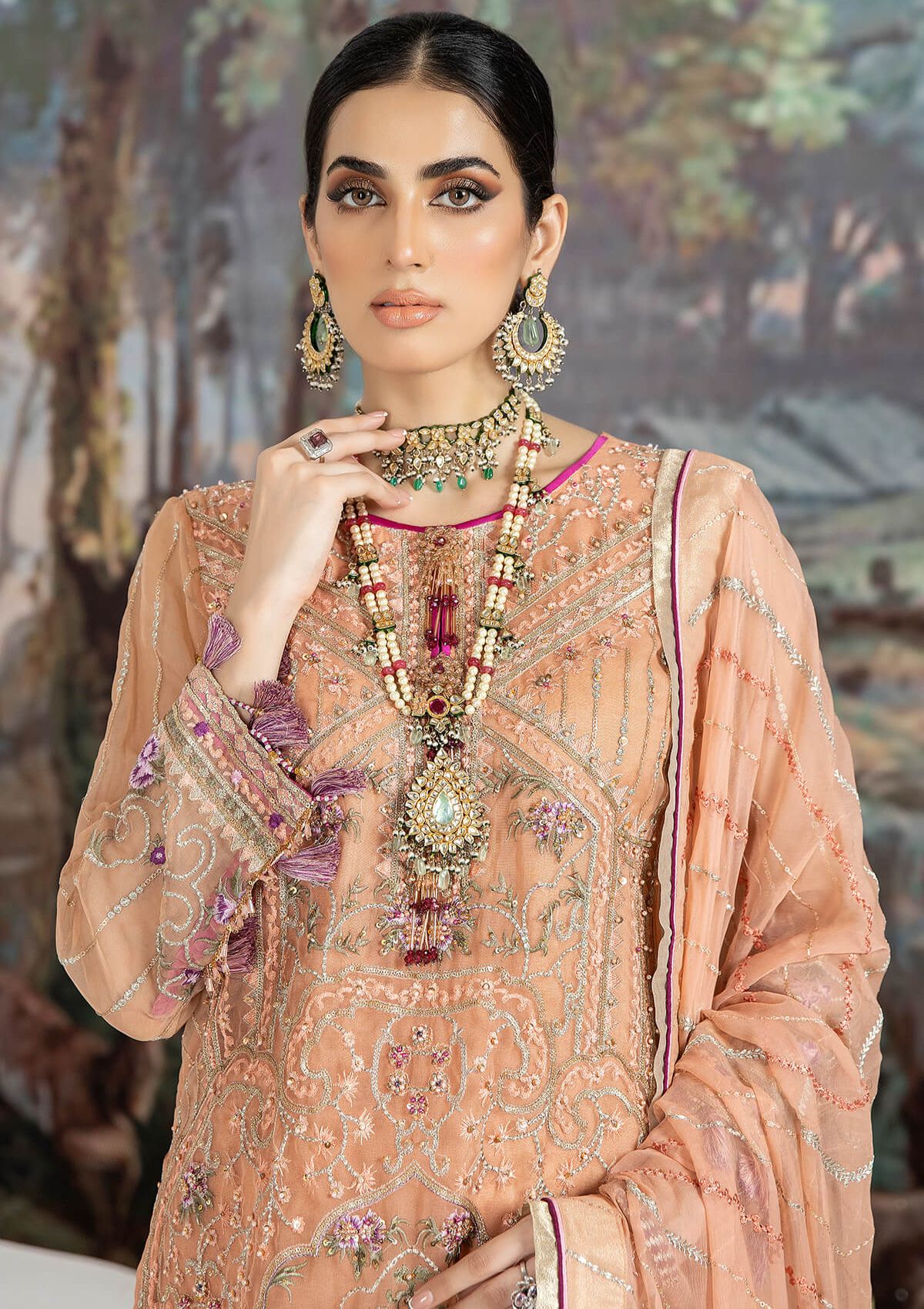 Dehleez Luxury By Raeesa'22 RH-1009 - Mohsin Saeed Fabrics