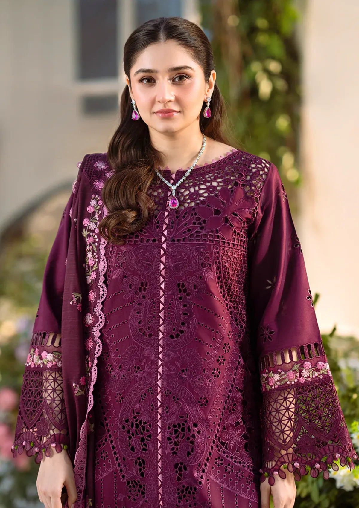 mohsin-saeed-fabrics-is-selling-online-and-in stores-Luxury-daily-wear-wedding-wear-formal-wear-in-budgeted-price-This-product-is-from-bin-ilyas-freesia-emb-lawn25-106-a-is-available-on-Mohsin-saeed-fabrics-website.