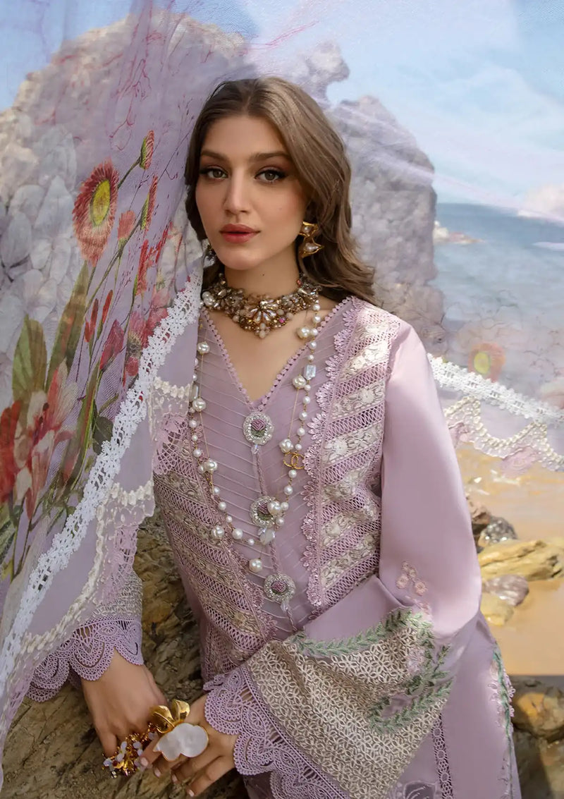 Saira Shakira By Crimson Lawn'24 Lillie de Jong-Amethyst 3B - Mohsin Saeed Fabrics