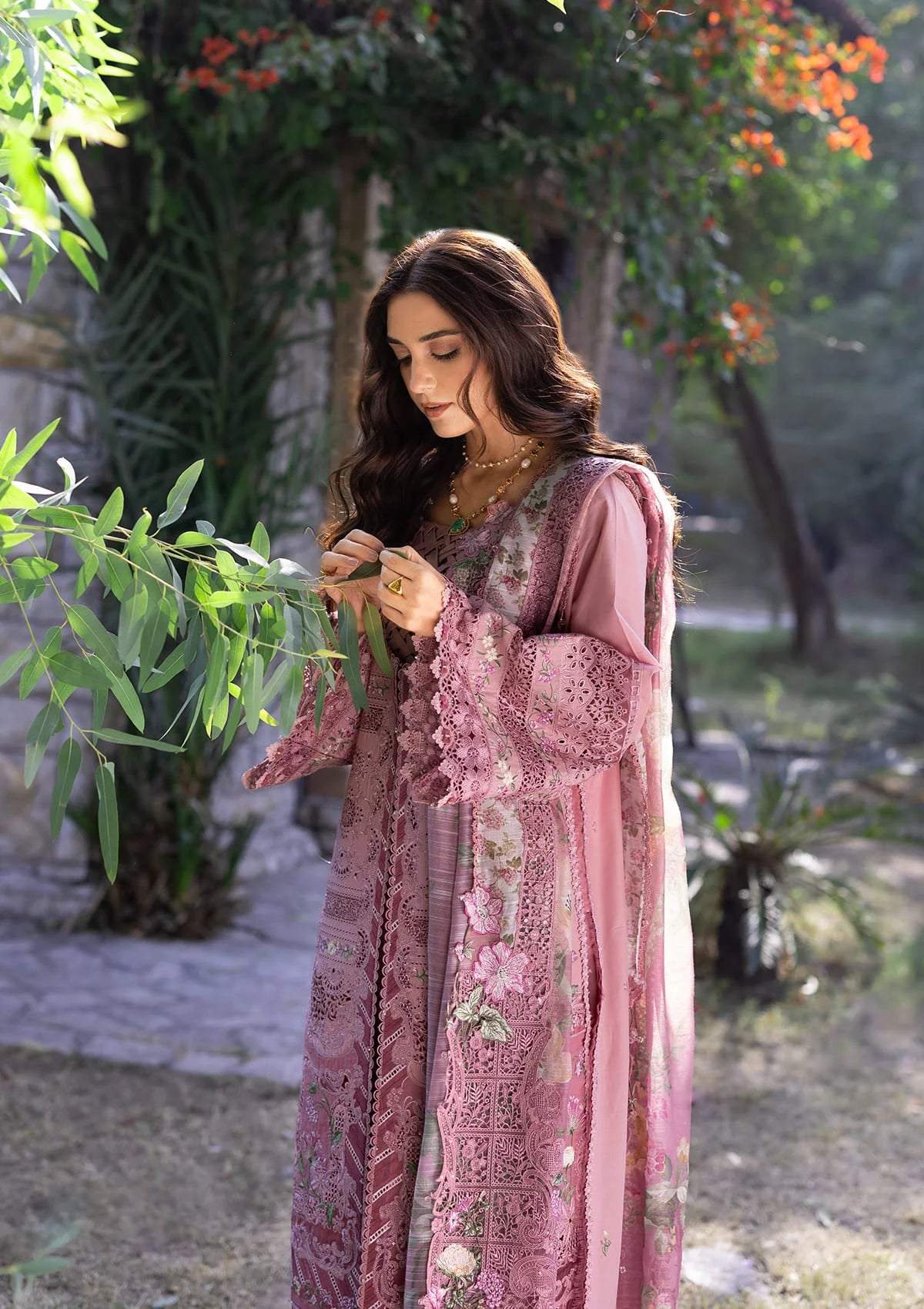Elaf Luxury Lawn'26 ELY-09 ROSEE