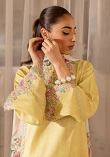 Farasha Seraya Emb Lawn'24 D-05 FERN - Mohsin Saeed Fabrics