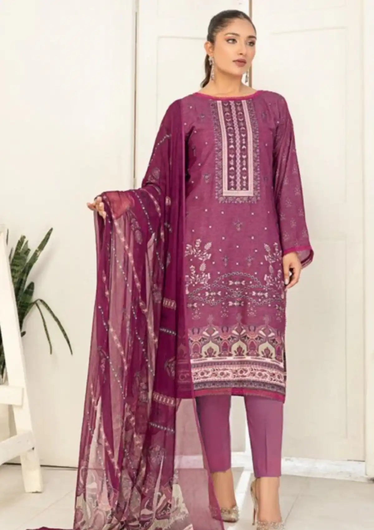 Dosti Emb Karandi'23 Vol-01 D-06 - Mohsin Saeed Fabrics