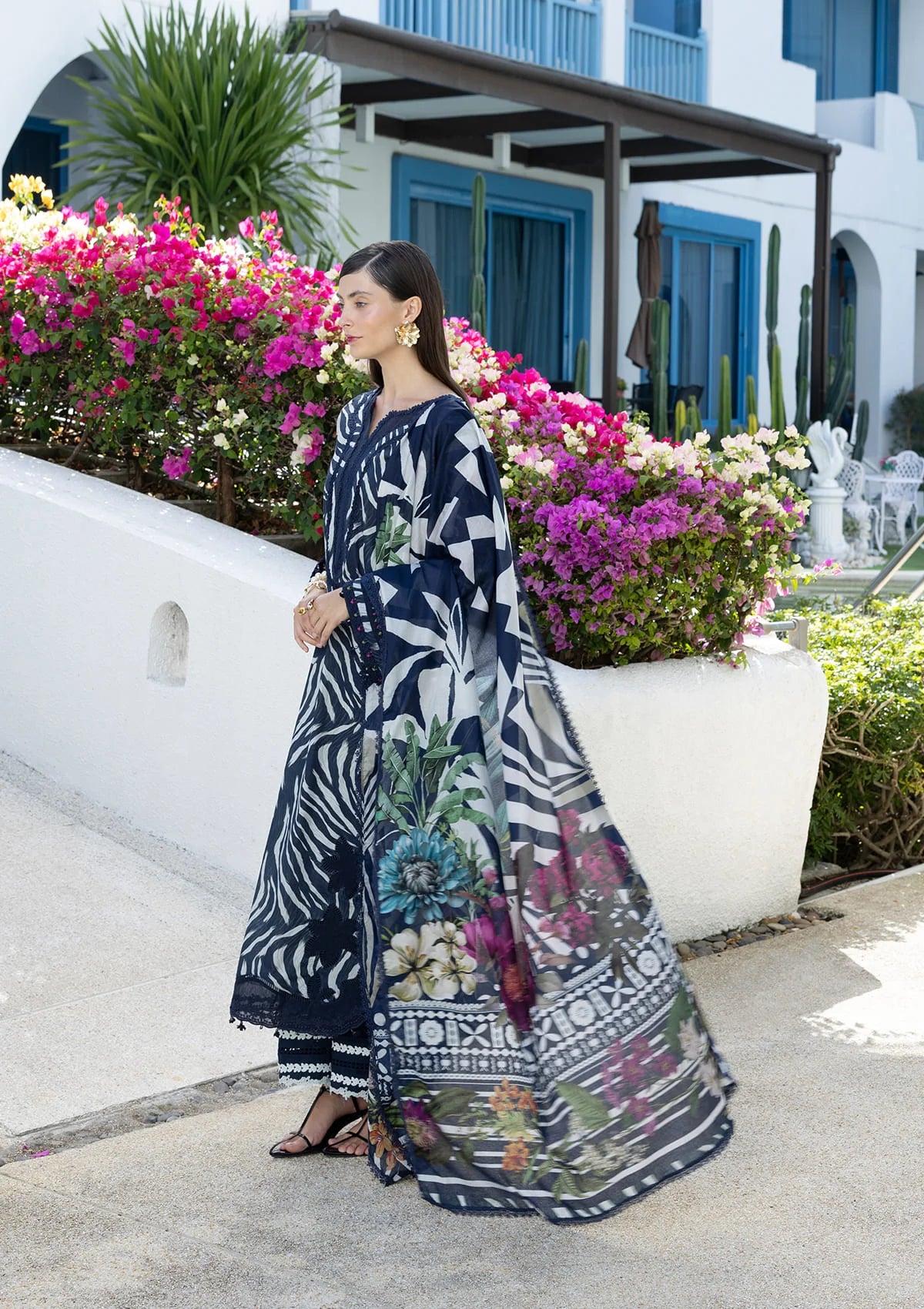 Elaf Santorini Prints Vol-1'26 EPN-3A STARRY NIGHT