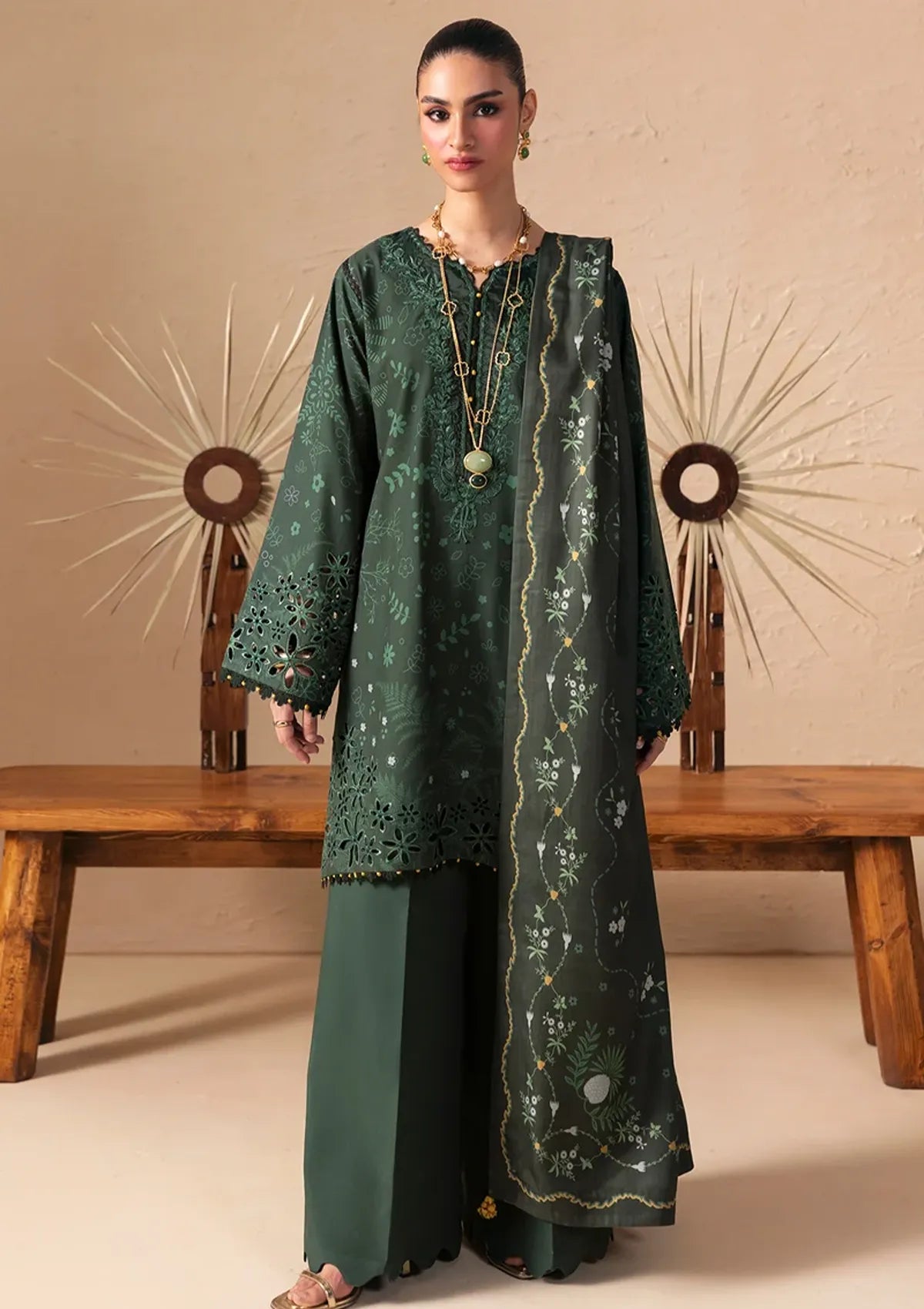 Qalamkar Qprints Linen'26 QPW-04 B Elaris