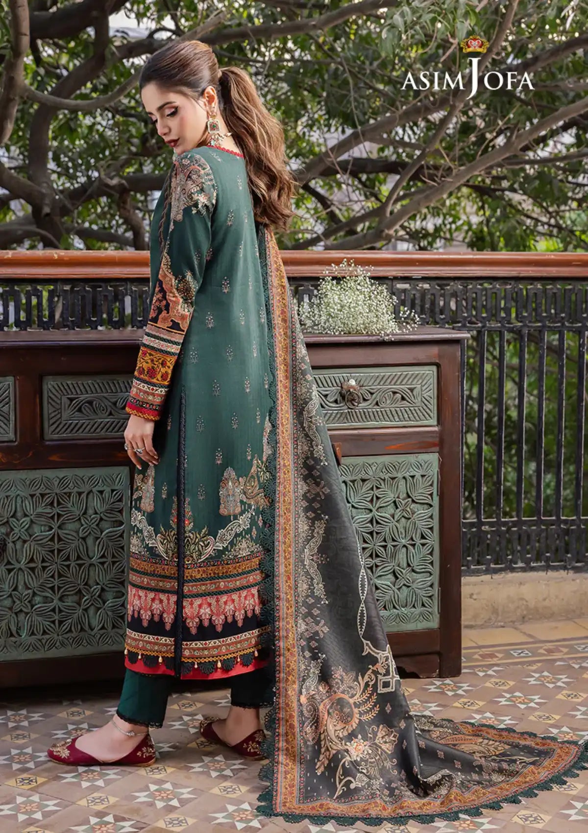 Asim Jofa Rania Pre-Winter'23 AJRW-02 - Mohsin Saeed Fabrics
