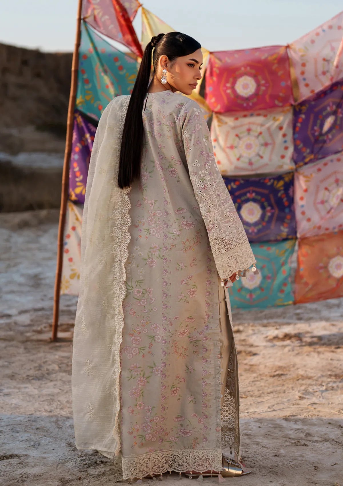 Emaan Adeel Sunlit Groove Luxury Lawn'26 -MEHVES