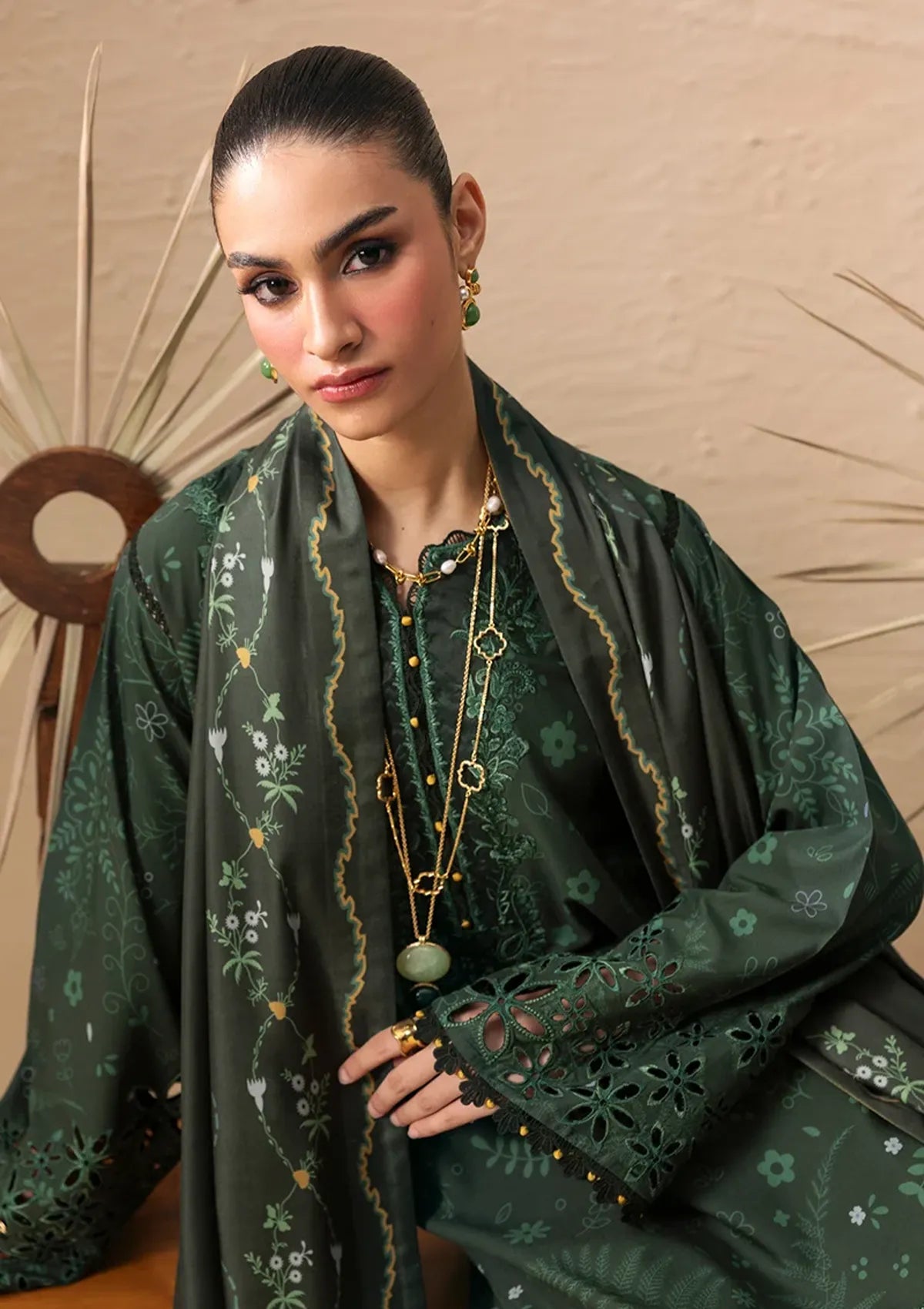 Qalamkar Qprints Linen'26 QPW-04 B Elaris