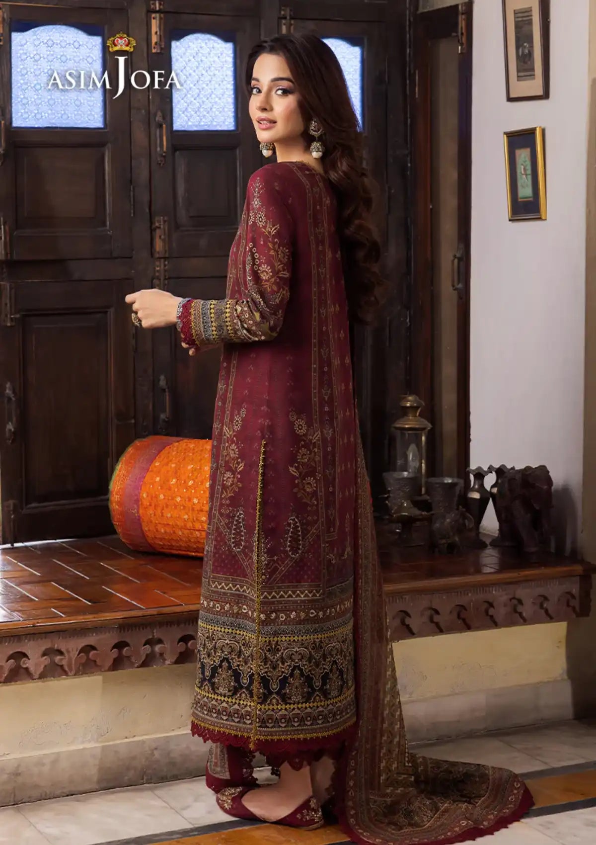Asim Jofa Rania Pre-Winter'23 AJRW-11 - Mohsin Saeed Fabrics
