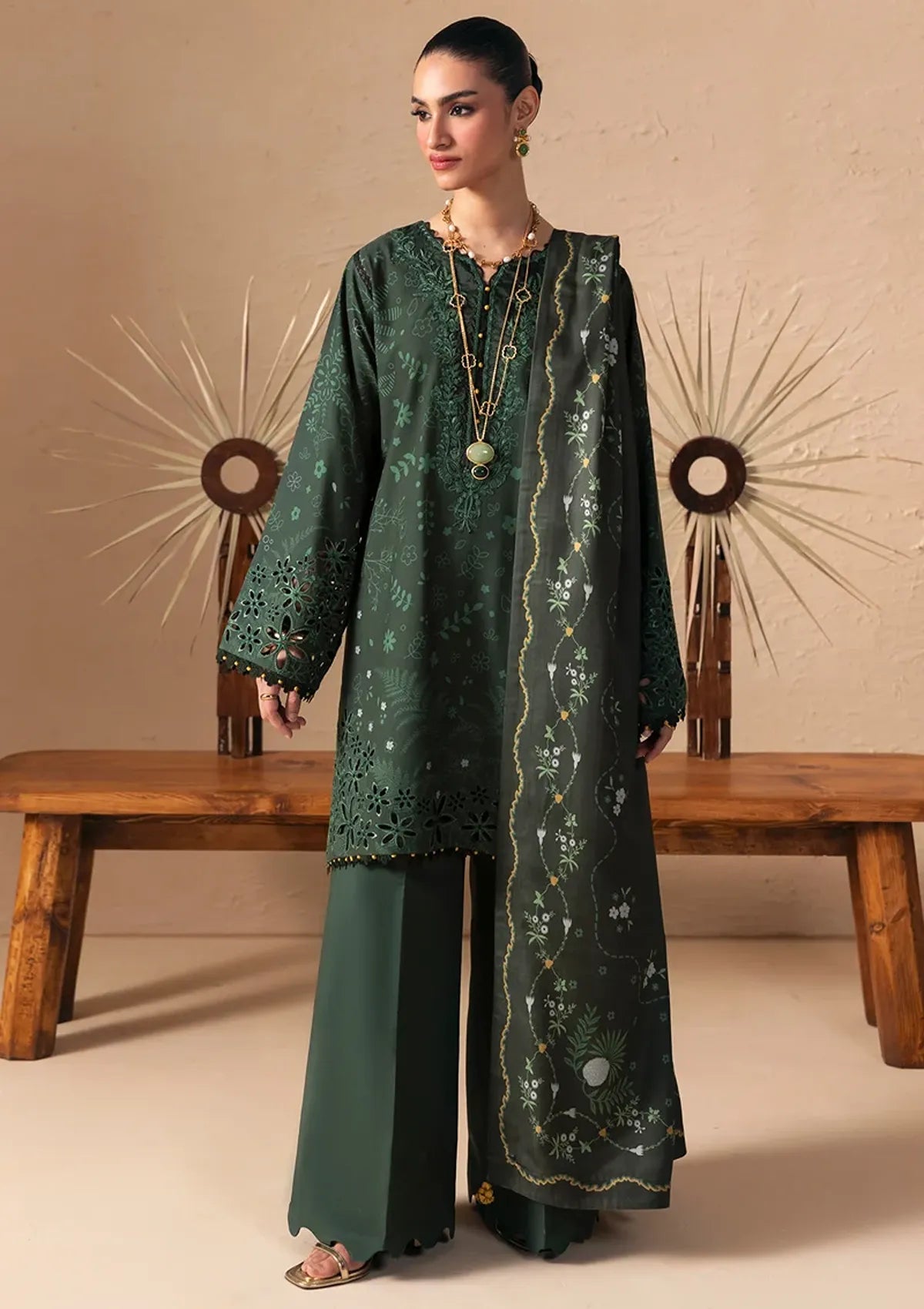 Qalamkar Qprints Linen'26 QPW-04 B Elaris